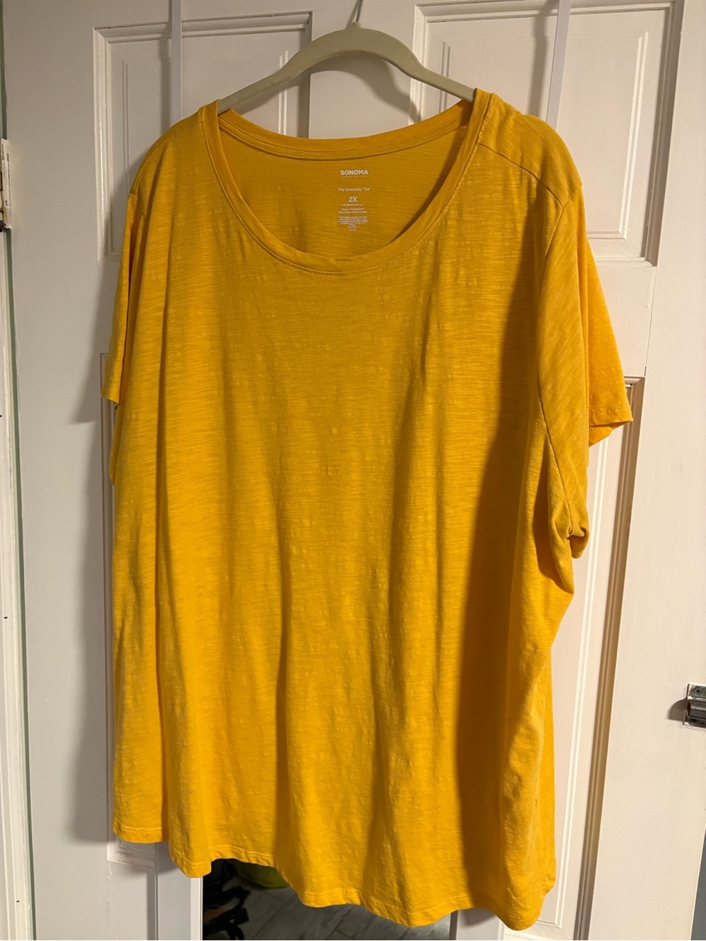 Sonoma Scoop Neck Short Sleeve Tee in Mustard